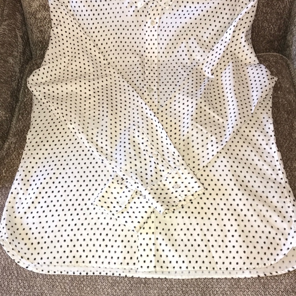 COPY - Burberry Long Sleeve Stretch Cotton Poplin Shirt L - Picture 5 of 8